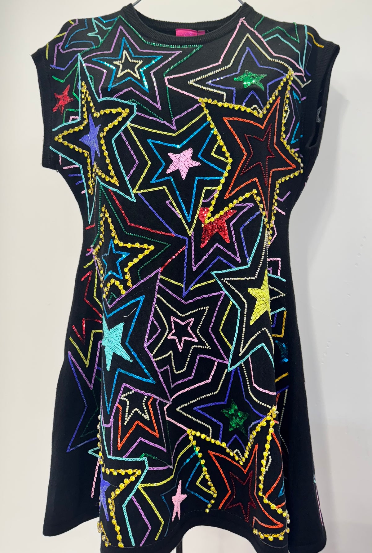 Queen of Sparkles-Star Knit Dress