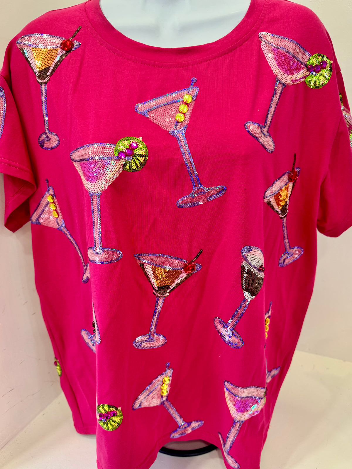 Queen of Sparkles-pink Martini Tshirt