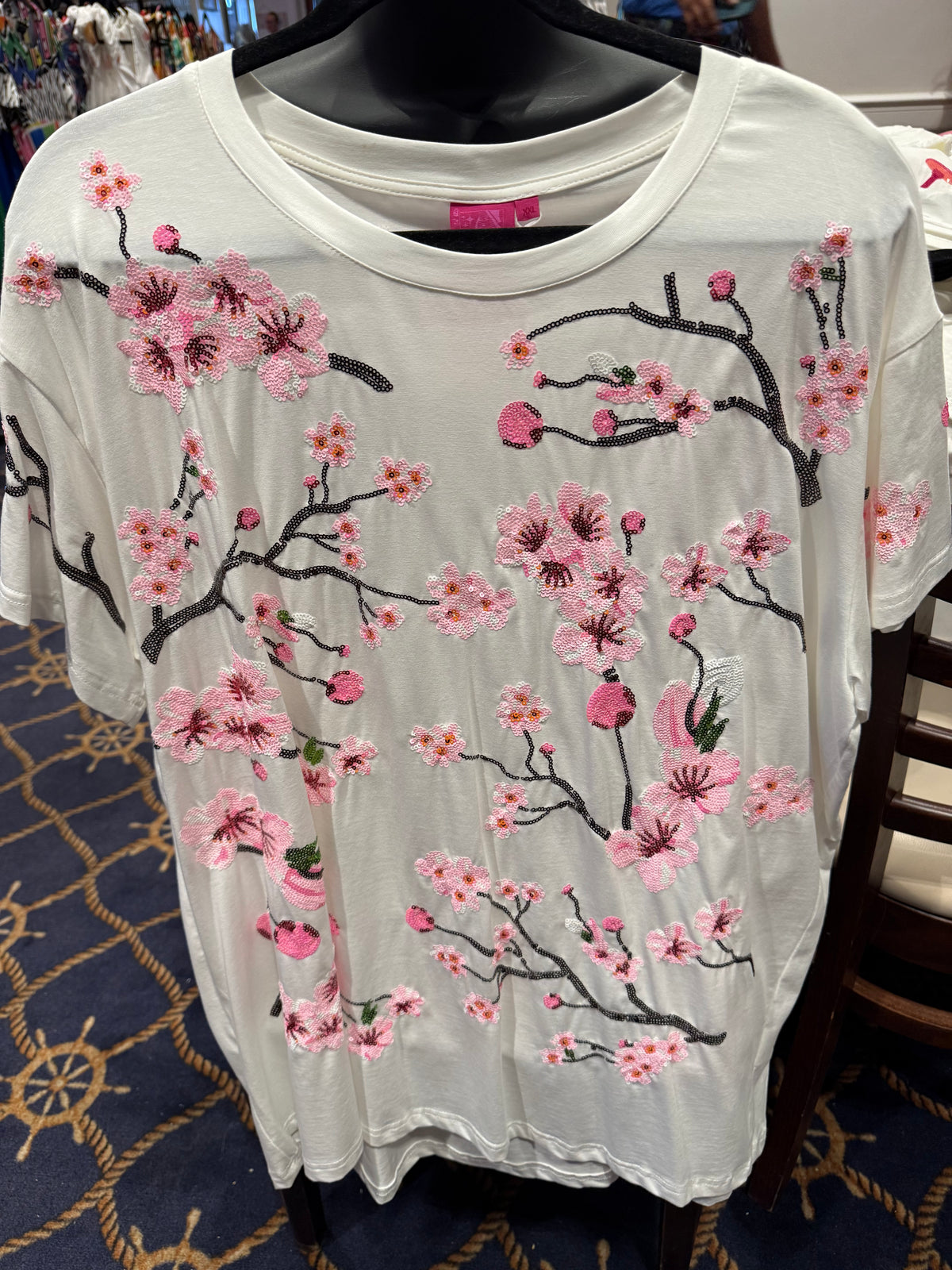Queen of Sparkles - Cherry Blossom Tee
