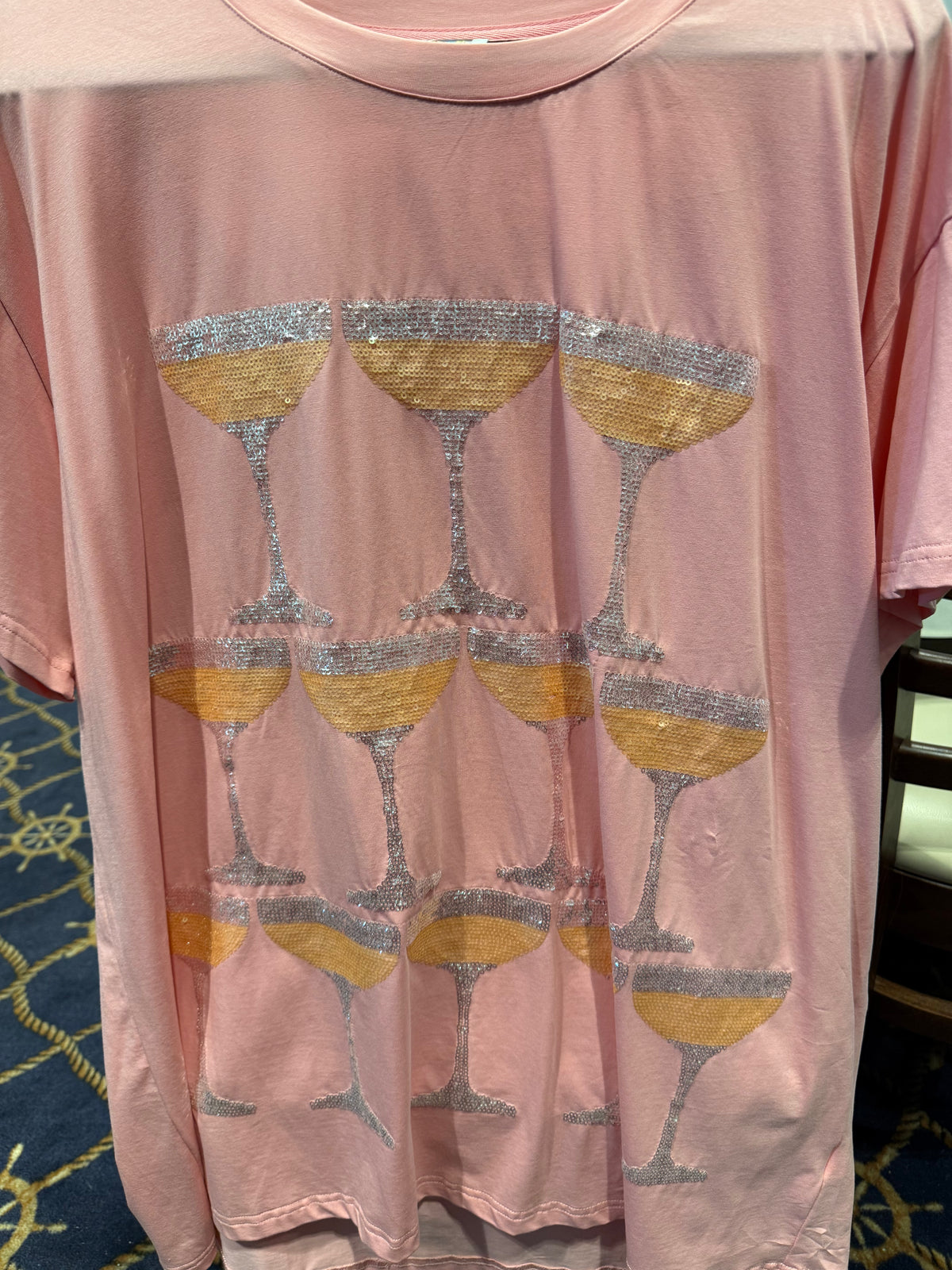 Queen of Sparkles - Champagne Stack Dress