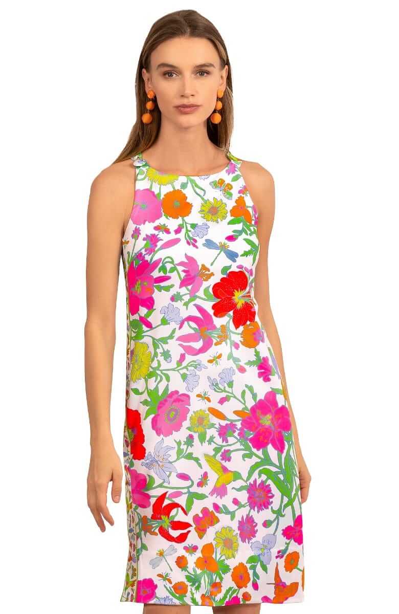 Gretchen Scott - Birds and Bees Bright Pastel Dress
