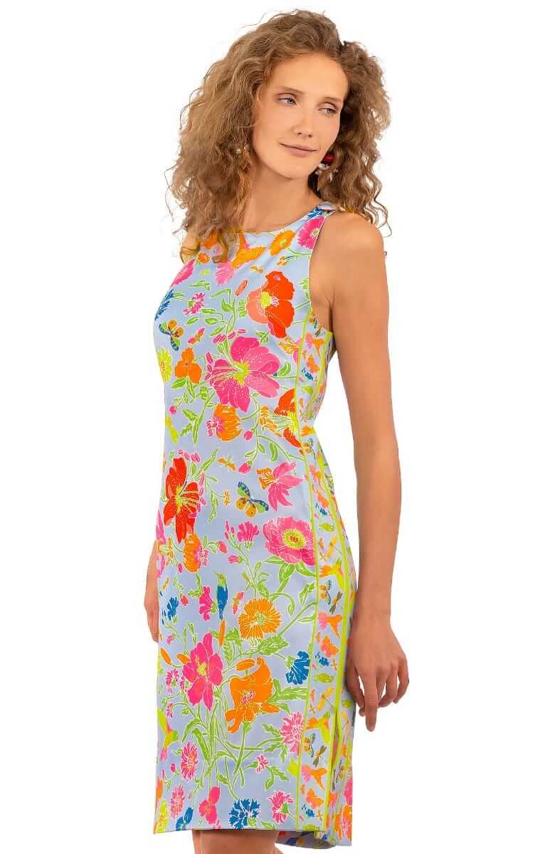 Gretchen Scott - Birds and Bees Pastel Blue Dress