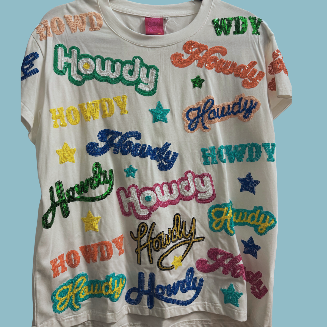 Queen of Sparkles - Howdy Tee